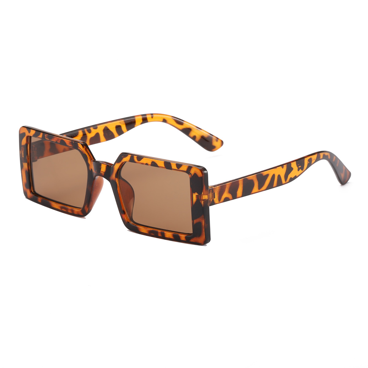 2021 nueva moda pequeño marco cuadrado gafas de sol para niños transfronterizo bebé selfie pasarela gafas de sol 8831