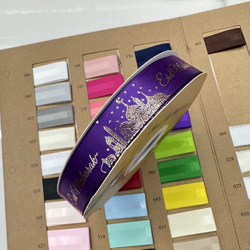 Ventas transfronterizas de castillo de fijación en caliente con decoración de vacaciones arco diy2cm de ancho fábrica de cinta directa