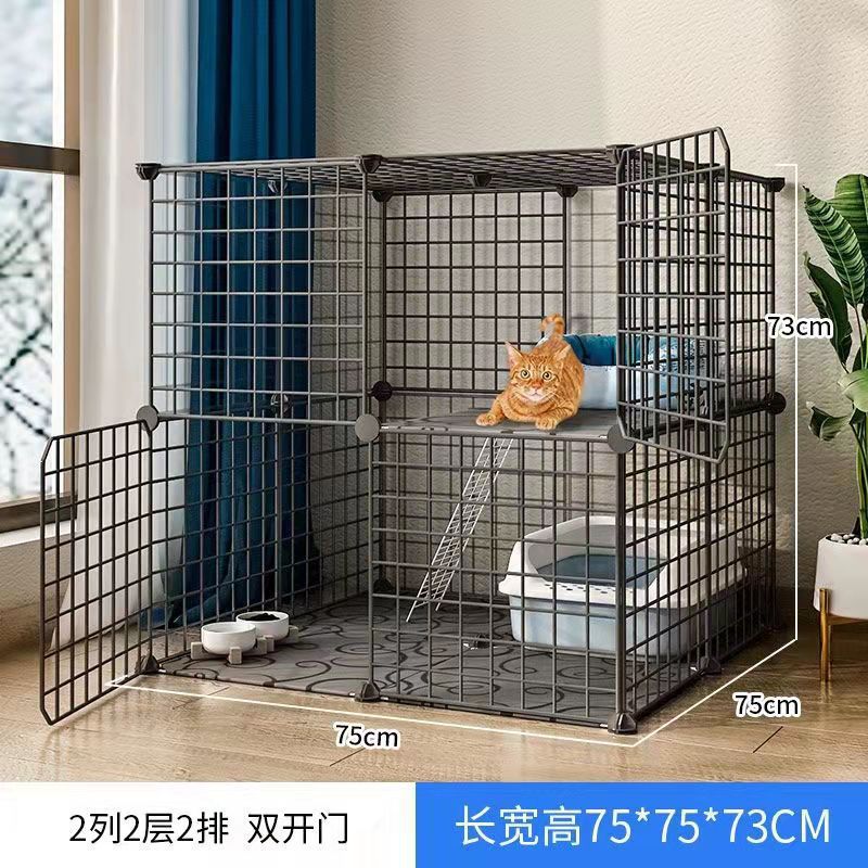 Jaula de gato super grande espacio libre de doble capa gato Villa gato mascota gato casa gato Casa Grande no inodoro integrado