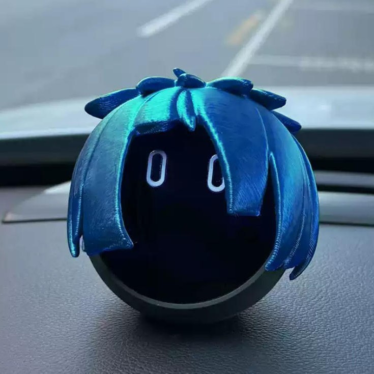 Popular 3D Printed Nio Nomi Decorative Hat, Funny and Creative Decorative Hat, Car Interior Decoration Accessory