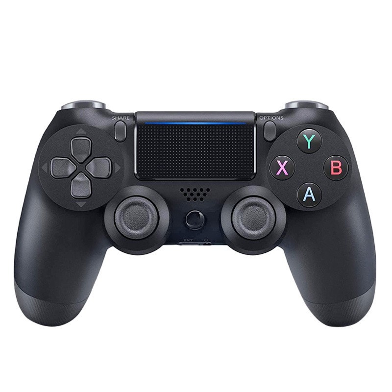 Control Inalámbrico Bluetooth P4 de ABS con Doble Motor de Vibración para Consola P4 y PC