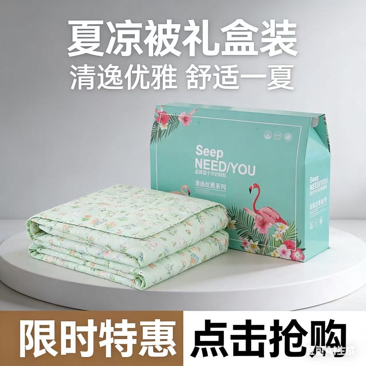 礼品夏被批发礼盒装伴手礼水洗棉空调被开业活动公司福利厂家直销