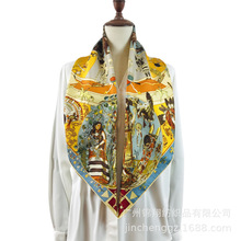 18姆重磅斜纹真丝丝巾 桑蚕丝丝巾广州围巾厂家专柜高端品质