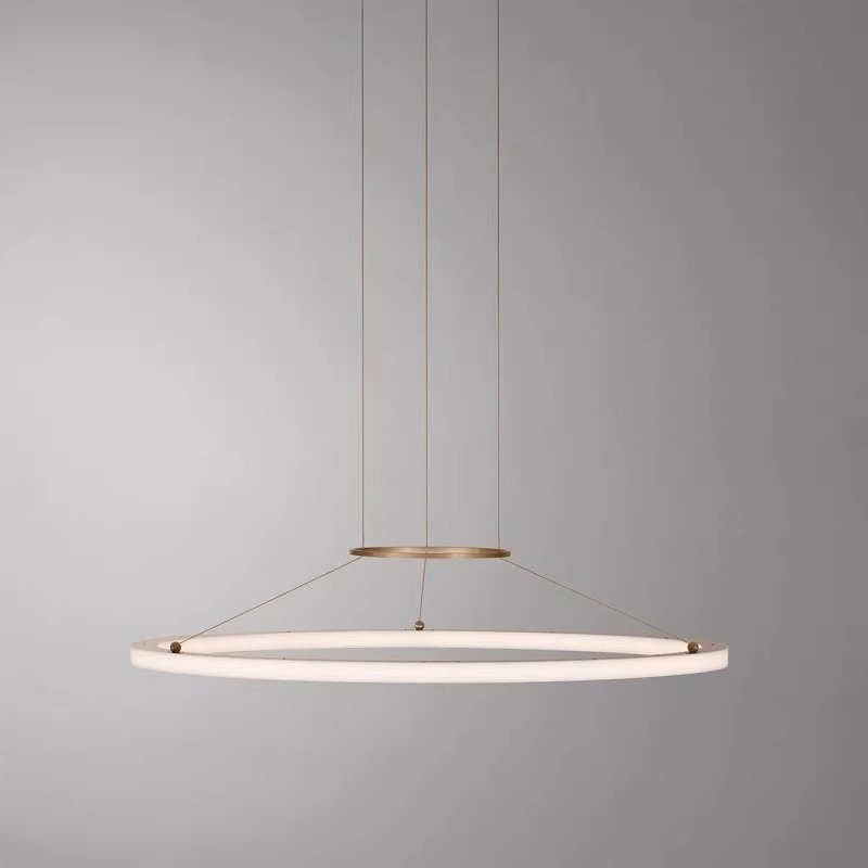 Sala de estar de anillo modelo de lámpara de lámpara de diseño moderno lámpara de lámpara sala de modelo simple sala de diseño italiano dormitorio italiano