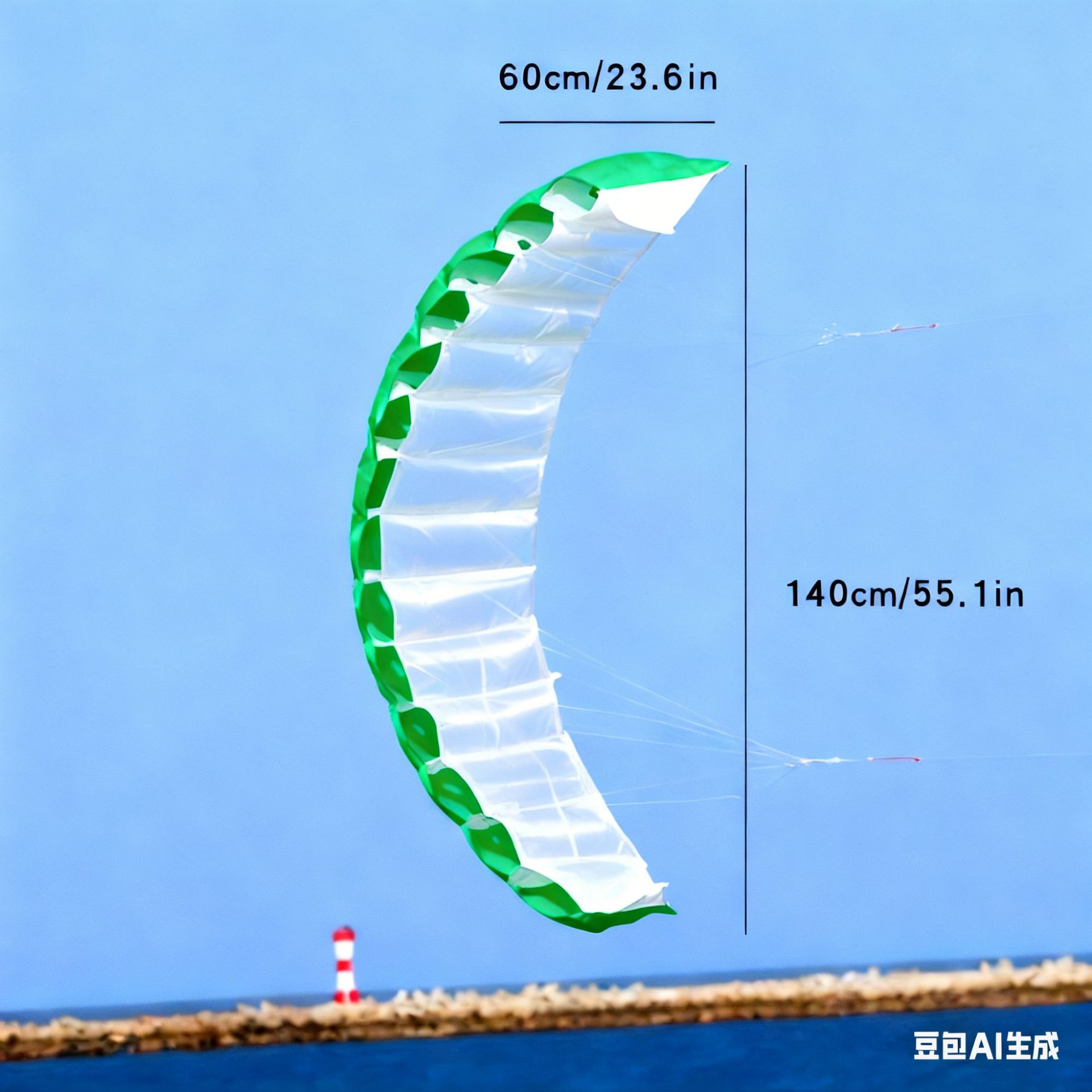 Comercio exterior suave doble línea paraguas cometas transfronterizas explosión Amazon paraguas eléctricos cometas paracaídas acrobacias paraguas cometas