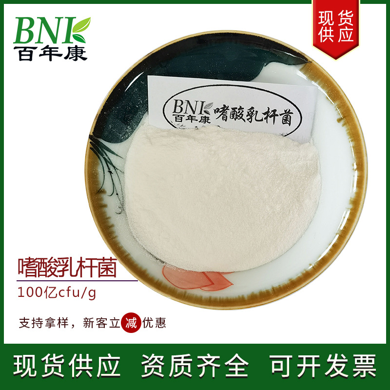 现货供应固体饮料用原料100亿活性嗜酸乳杆菌粉 水溶性嗜酸乳杆菌