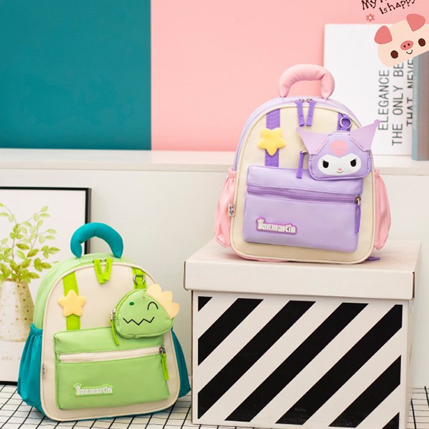 Cartoon backpack girl's