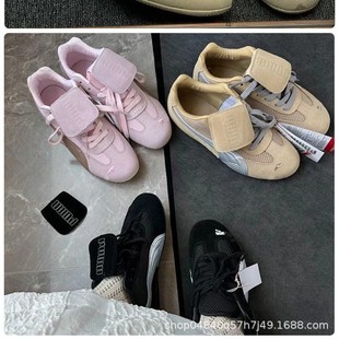 Trendy Shoes Pm Moral Training Shoes Co-Branded Open Yy Long Tongue Low-Top Retro Racing Shoes Men and Women Sports and Leisure Shoes