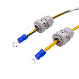 ����2ƽ��14AWG�S�G�pɫGND���Ӿ� ��M12���m�^��ˮ�ӵؾ�