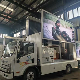 LED广告宣传车牵引式广告宣传车LED舞台车