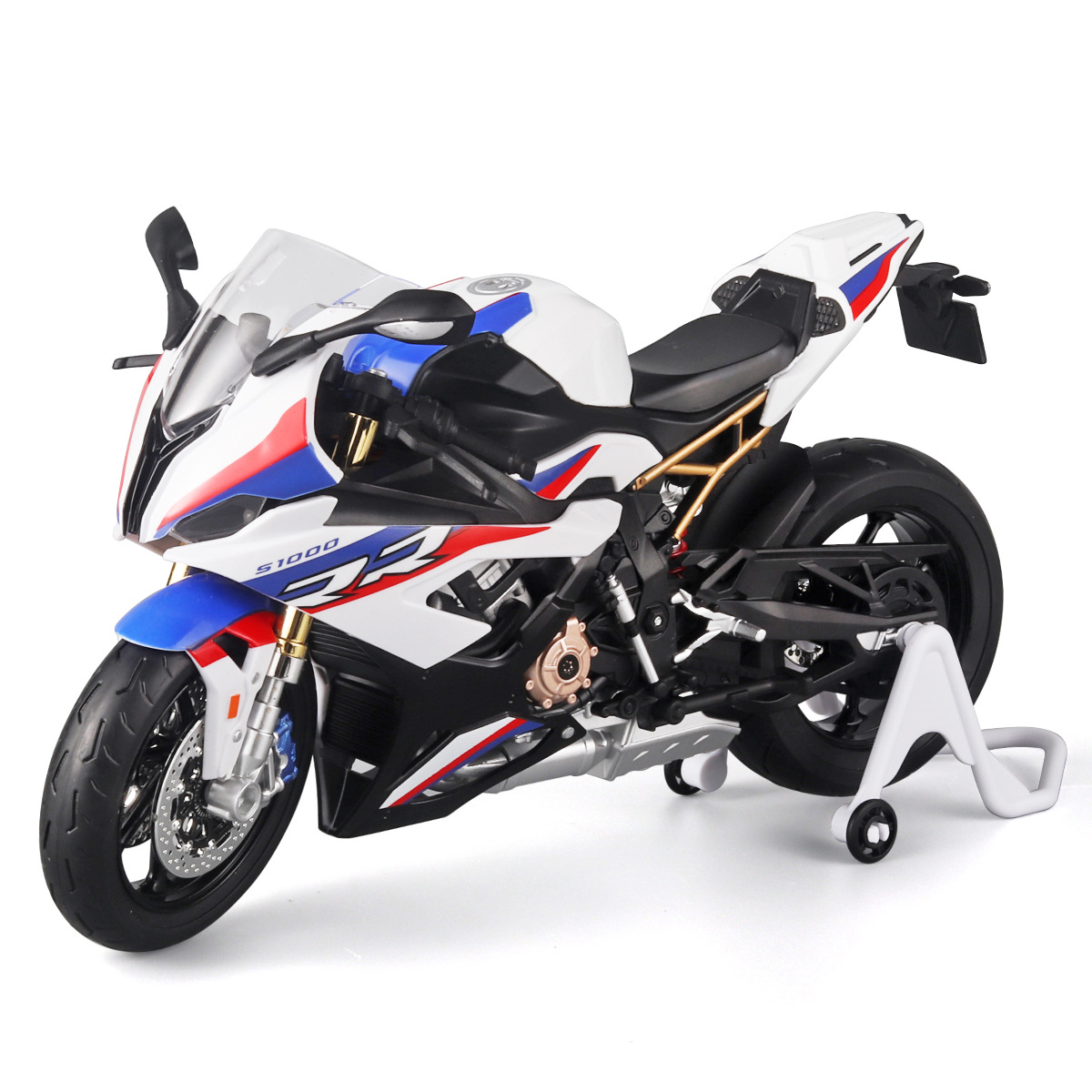Modelo de Motocicleta de Aleación BaoMa S1000 1:9, Adorno Coleccionable Moderno y de Moda, Primera Motocicleta de Otoño