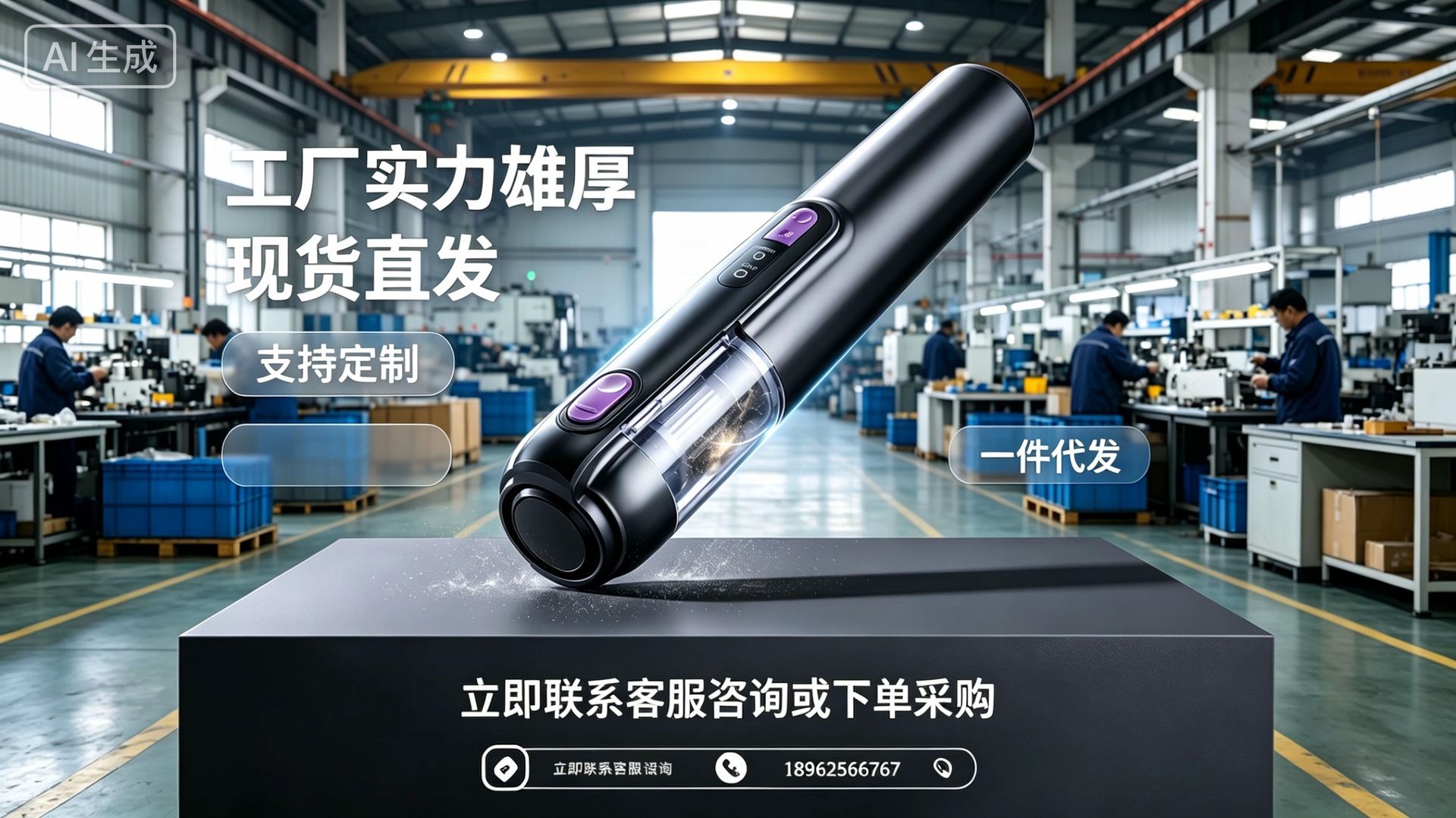 Luoshiman 2026 Flagship Jy-06 Wireless Car Vacuum Cleaner 75W Handheld 11.1V High Voltage and High Suction Power