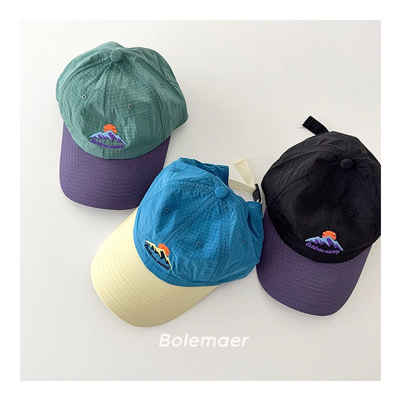Children's light and thin breathable quick dry summer baseball cap