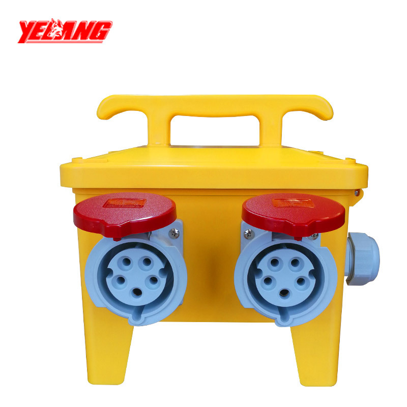YL1203 防水插座箱 建筑工地12位三级配电箱手提开关电源检修箱