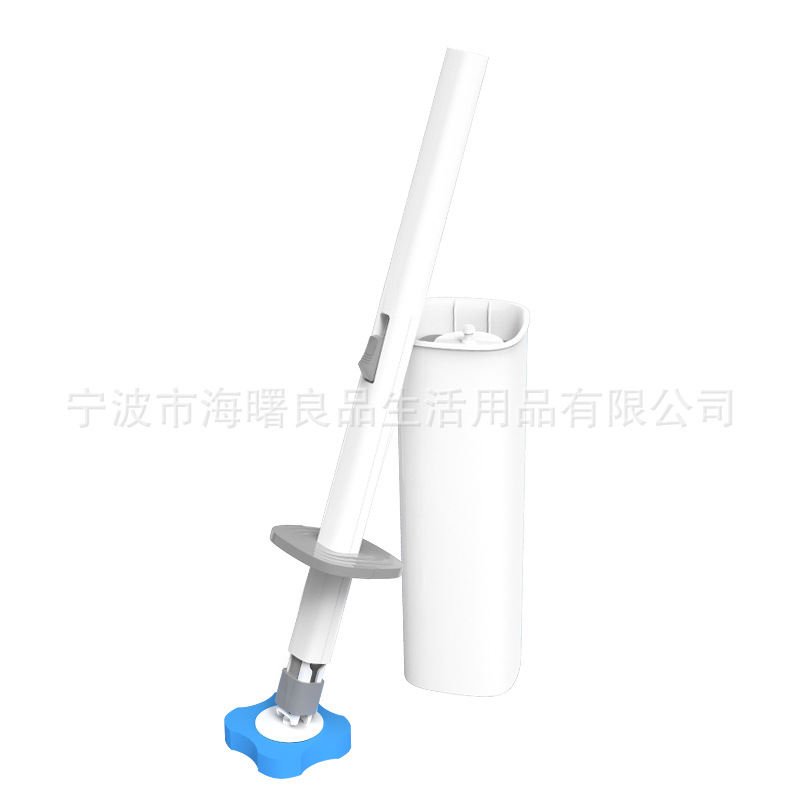 一次性马桶刷套装 简约无死角可抛式清洁刷 家用自带清洁液厕所刷