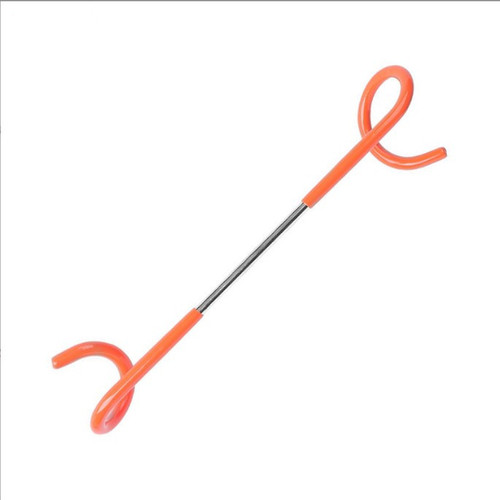 Creative pig tail hook convenient S-shaped gas lamp hook outdoor camping metal two-way camp tent light hook