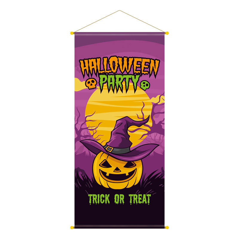 HL 할로윈 매달려 01 보라색 호박