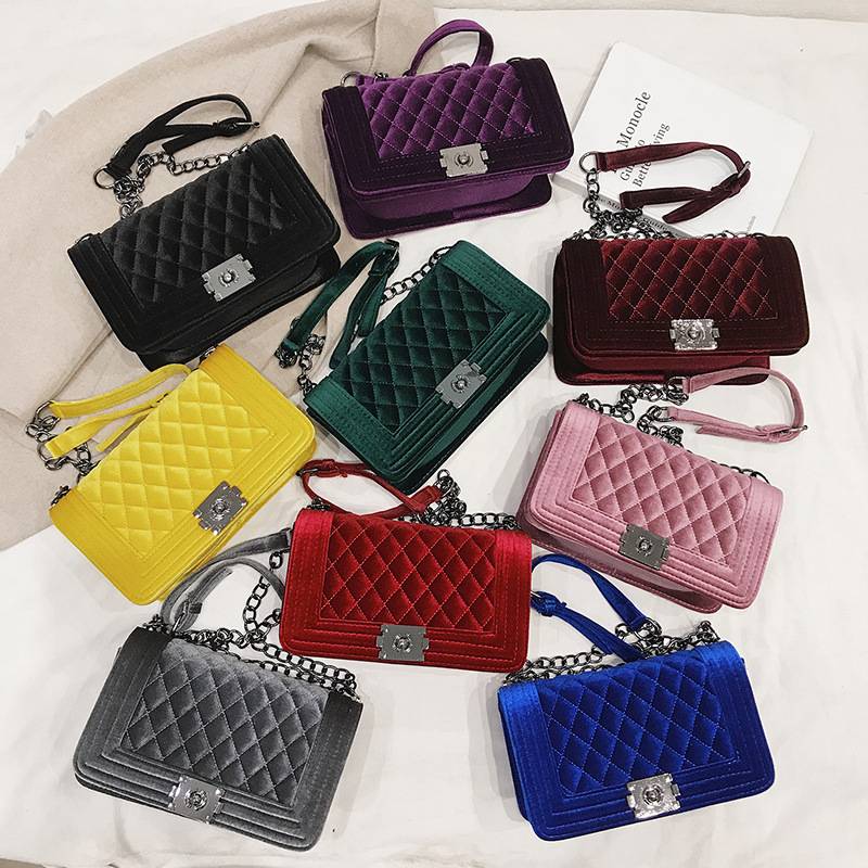 Western style bag handbags new 2020 velv...