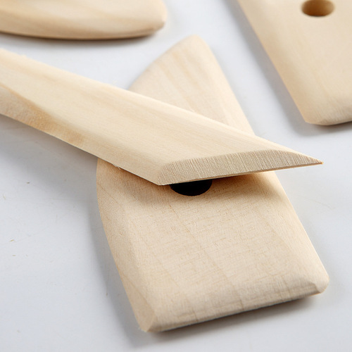Ceramic tools wooden skeleton knife 5-piece set clay drawing scraper wooden knife handmade clay sculpture making tools