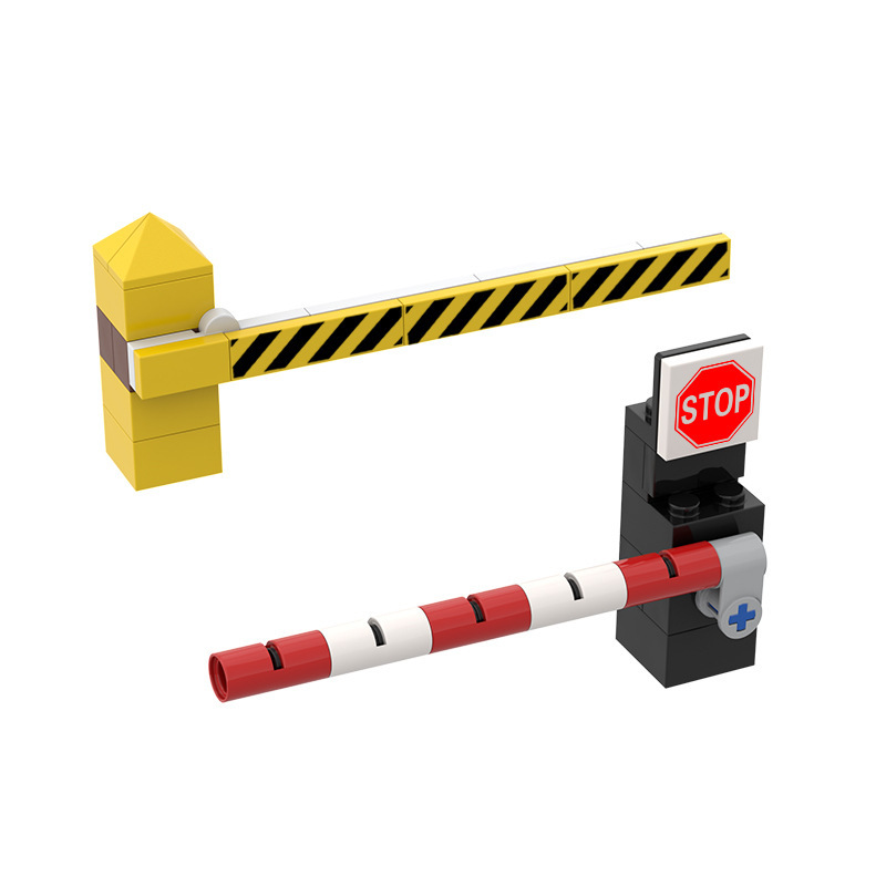 Yutong Building Blocks MOC Building Blocks Parts Pack Urban Rail Train Railing Aisle Guardrail Parking Rod Fence