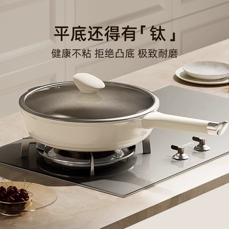 Sowe титановая сковорода для антипригарных сковородок для домашнего использования без покрытия стейк сковороды для сковороды для сковороды для сковороды для индукционной плиты для газовой плиты