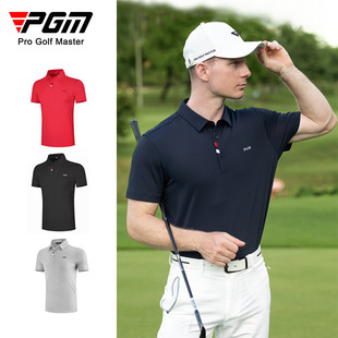golf clothing men's summer breathable clothes short sleeve T-shirt quick-drying functional fabric golf men's clothing manufacturers