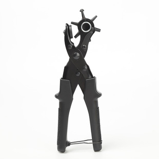 Black Belt Punching Pliers Set Round Punching Tool Portable Small Labor-Saving Manual Multi-Function Puncher