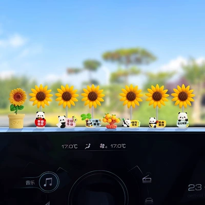 Super cute and adorable panda Car interior film