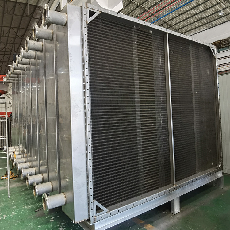 有机废气冷凝器溶剂气体回收换热器304不锈钢翅片冷凝器