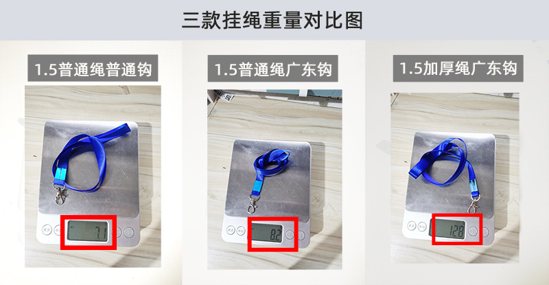重量对比