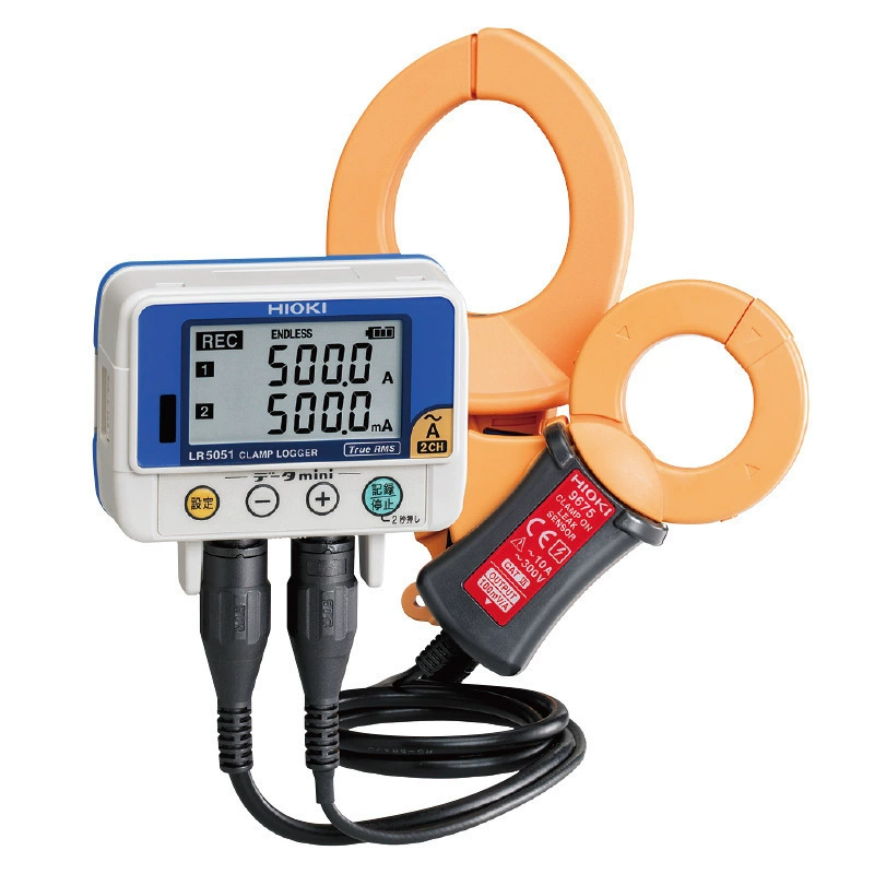 Зажимной рекордер HIOKI LR5051, высокоточный цифровой дисплей, портативный прибор для сбора данных переменного тока