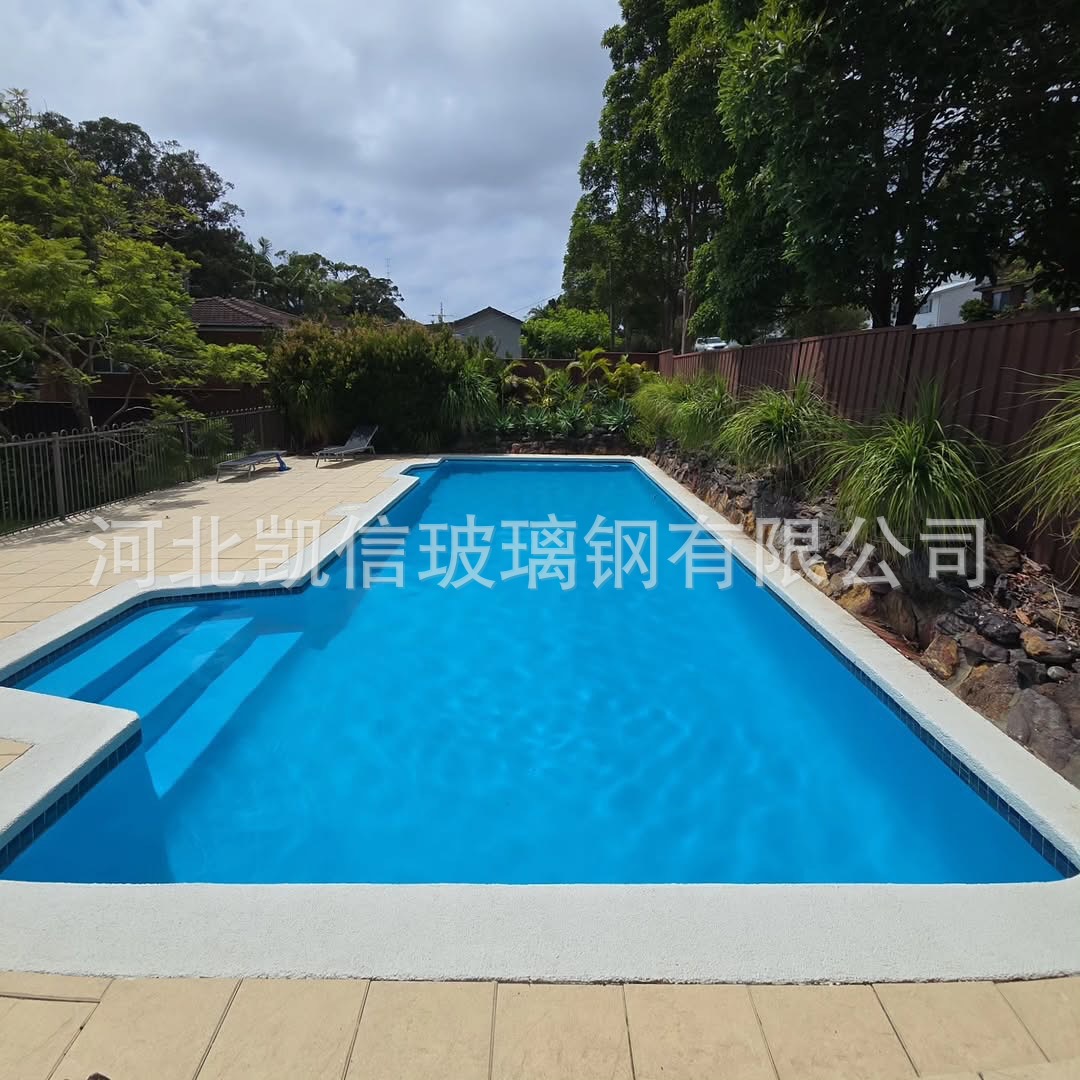 FRP hogar gran piscina villa al aire libre B & B sopa integral baño venta directa de fábrica al por mayor