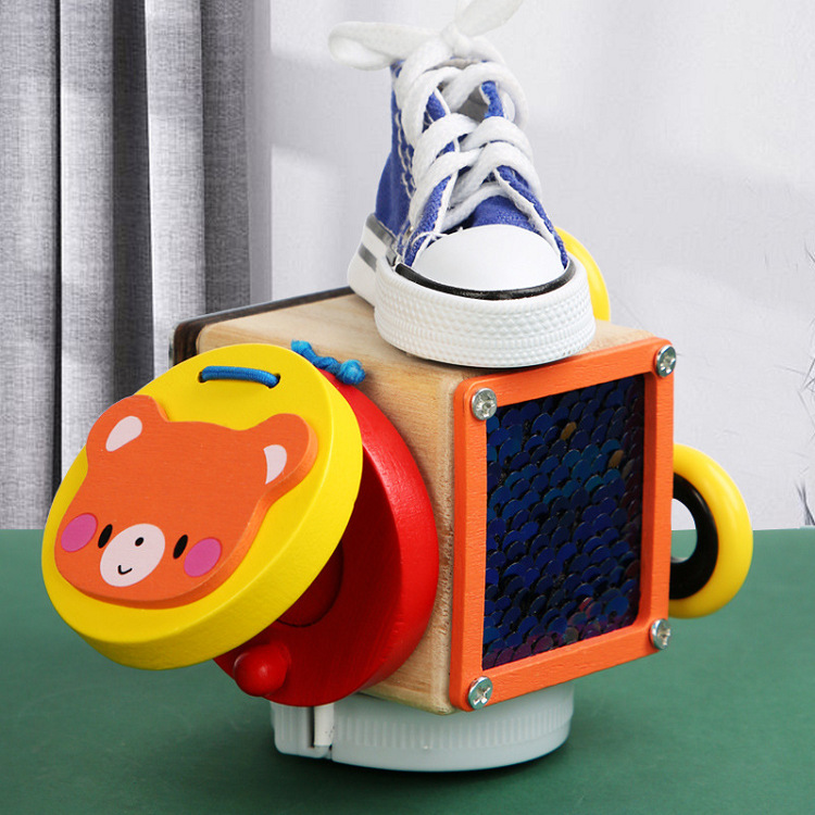 Amazon Puerta de los niños pestillo desbloqueo ocupado tablero casa puerta abridor bebé educación temprana educativo desbloqueo ocupado bloque juguete