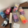 Rainbow universal hair rope, towel, case, set, 30 pieces