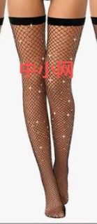 Поясные колготки-сеточка Sexy Fishnet Maxi выше колена, утягивающий эффект, европейский стиль (один размер)