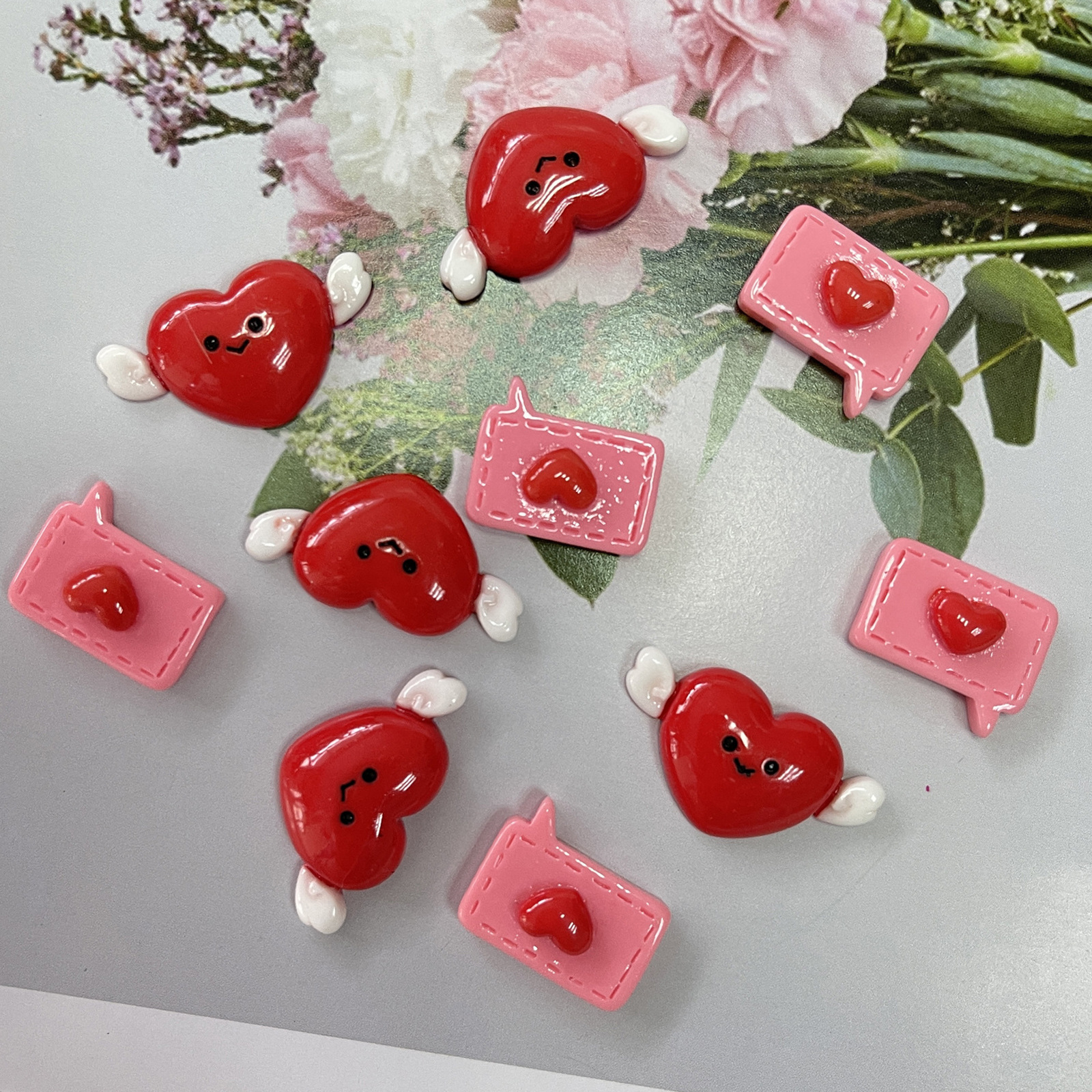 Valentine's Day Cute Sweet Heart Shape Plastic Indoor Home Decorative Props display picture 2