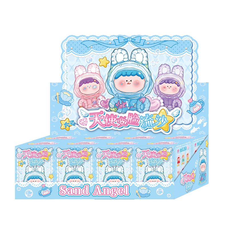 大きな天使の顔が変わる流砂シリーズブラインドボックスかわいい漫画かわいい装飾品車の装飾ギフト工場直販|undefined