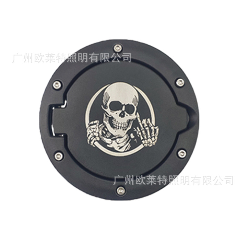 Jeep Wrangler Fuel Tank Cap, Fuel Tank Cover, Aluminum Alloy Cover, Four-Door Modification, American Flag, Jk Special Car