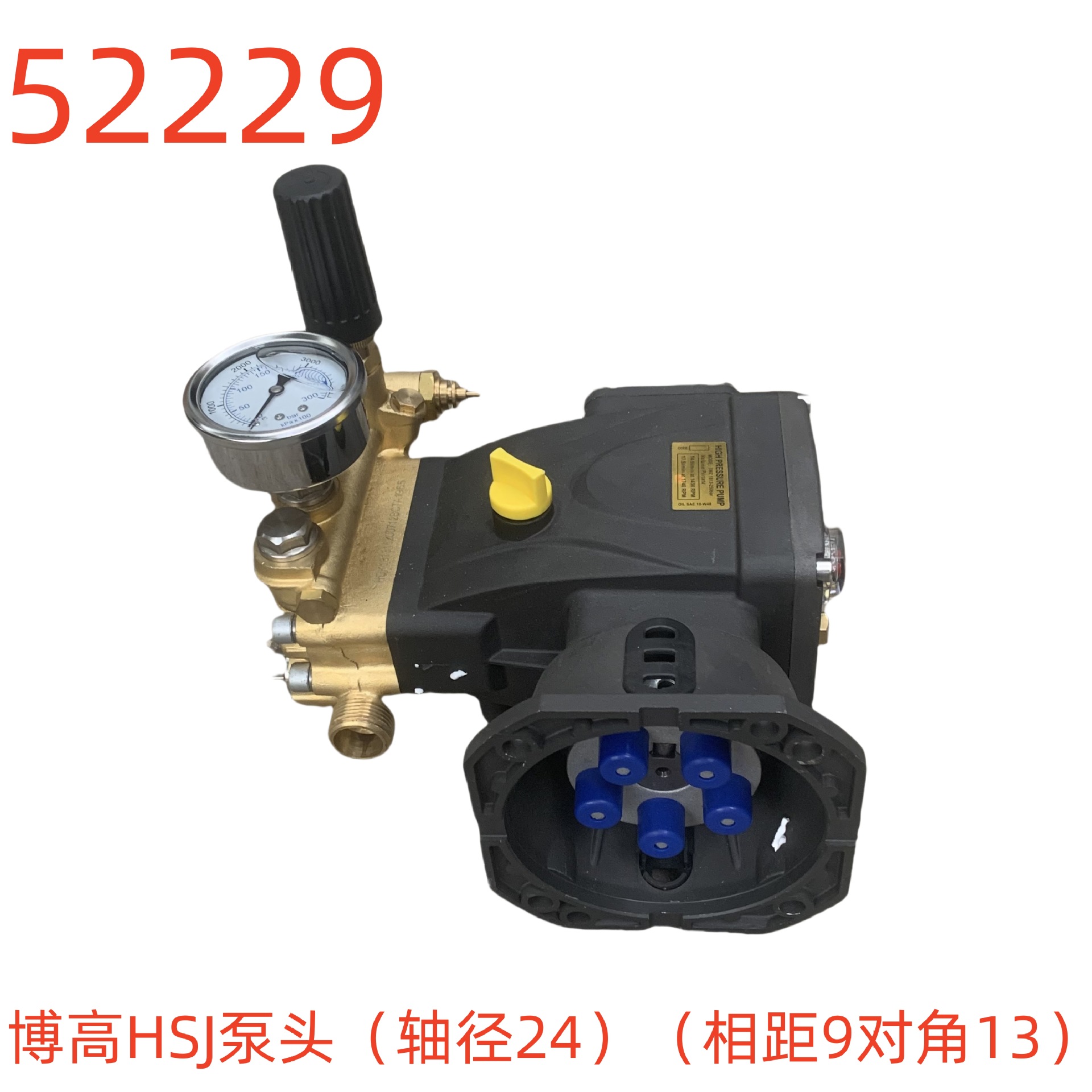 博高HSJ泵头（轴径24）（相距9对角13）-52229号