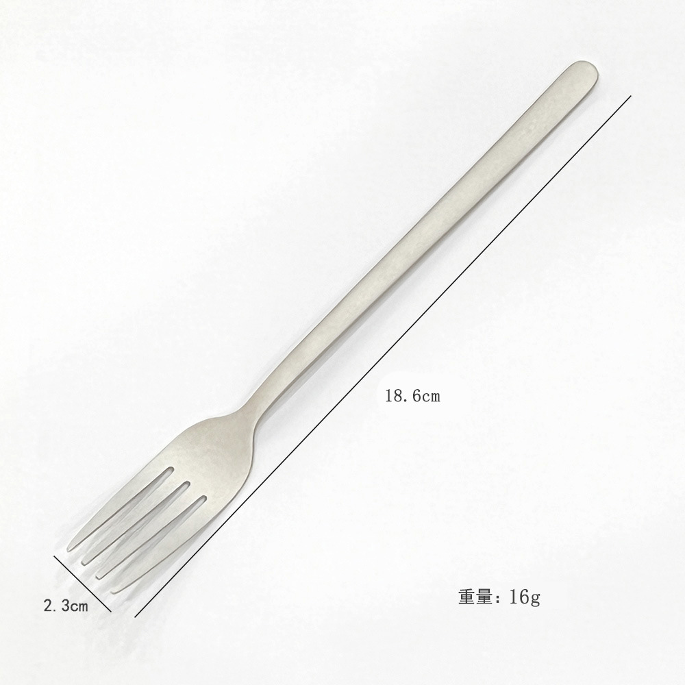 한국산 순수 티타늄 2호 포크