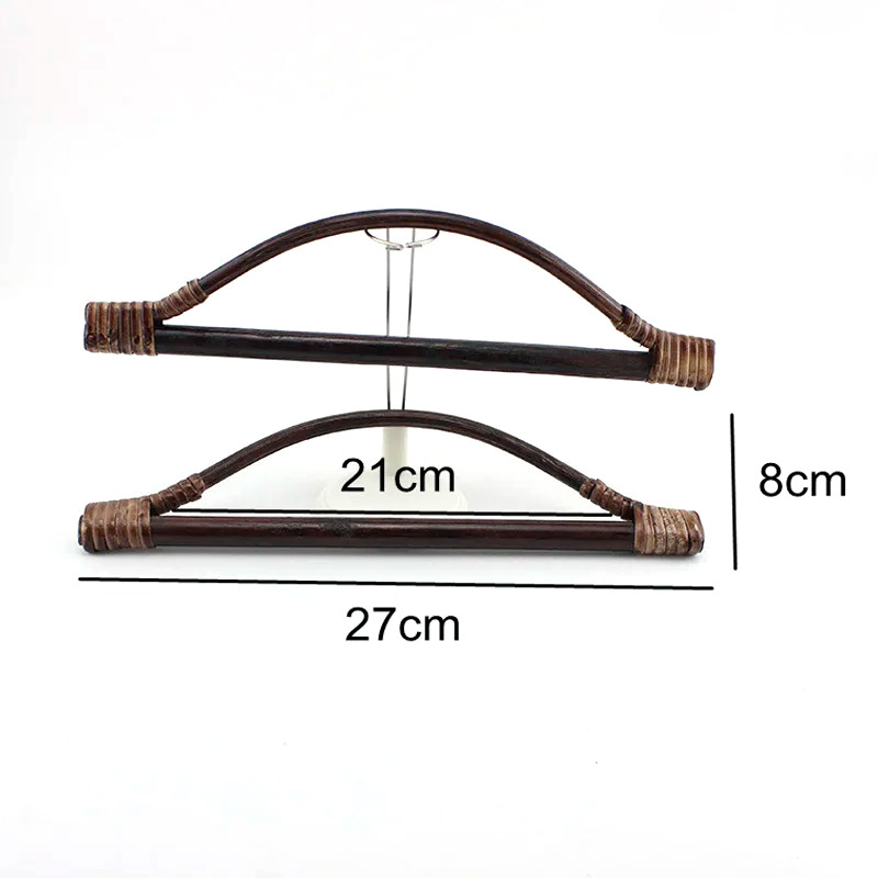 숯불구이 27cm 짧은 등나무 옷걸이, 1개