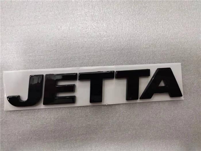 Black FAW-Volkswagen Jetta, Golf, Sagitar, Magotan, and Bora car emblems, Jetta rear lettering