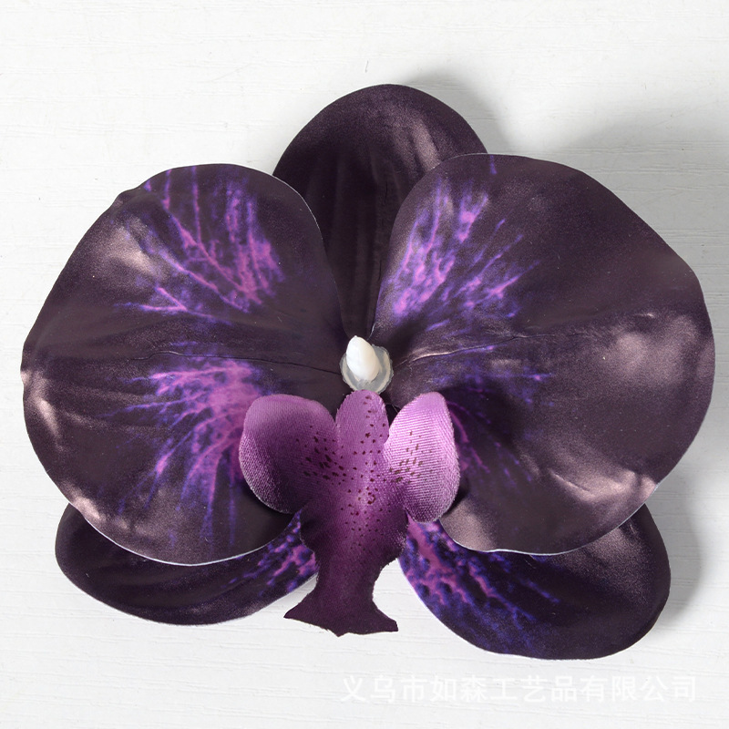 シミュレーションフィルム胡蝶蘭花頭花弁シミュレーション花アクセサリーヘアピンdiy手作りウェディングドレス装飾|undefined