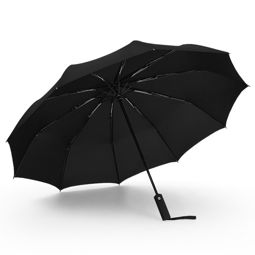 Wholesale fully automatic three-fold vinyl sun protection and anti-UV parasol umbrella custom advertising umbrella automatic umbrella LOGO umbrella for women