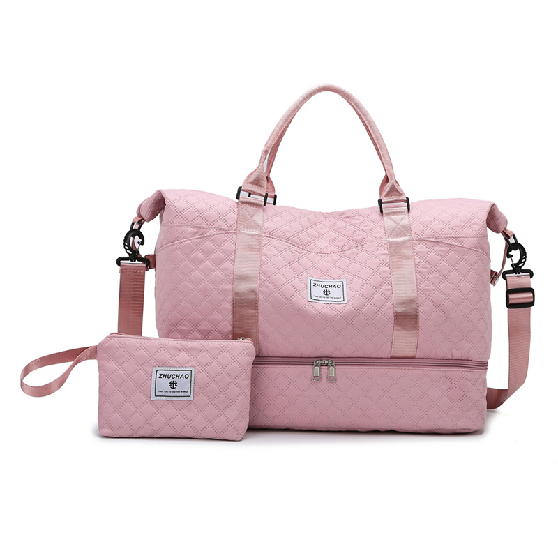 Bolsa de equipaje para viajes, bolsa portátil para niños y madres, bolsa de viaje de corta distancia de todo fósforo Lingge, bolsa de fitness deportiva de separación en seco y húmedo