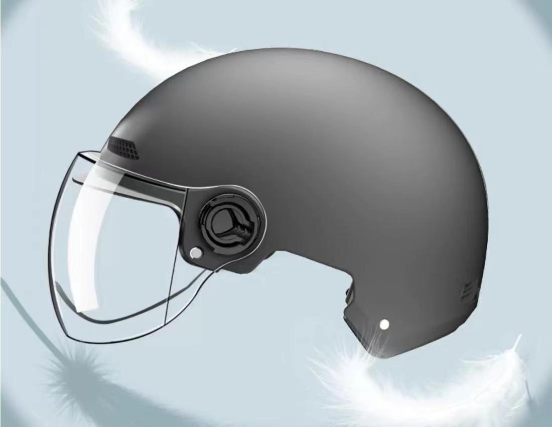 Applicable to the new national standard four seasons general electric car motorcycle men's helmet women's summer sunscreen adjustable half helmet