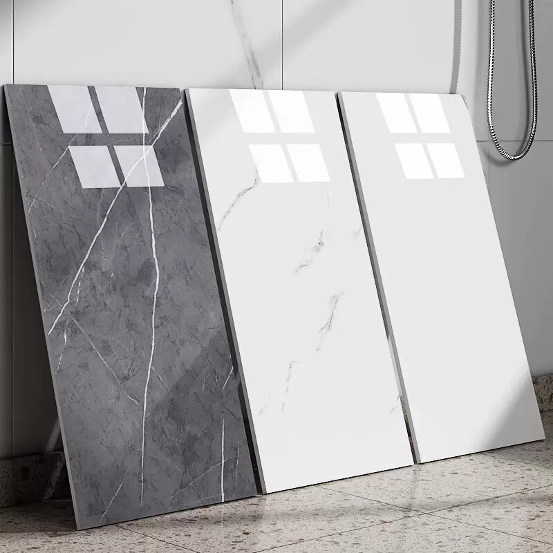 Imitation Tile Marble Sticker Wall Renovation Decorative Background Wall Aluminum Plastic Panel Wall Sticker Self-Adhesive Waterproof and Moisture-Proof to Cover up Ugliness