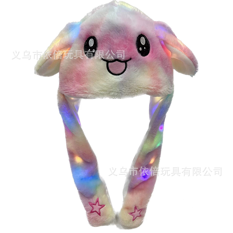 经典兔-浅色扎染