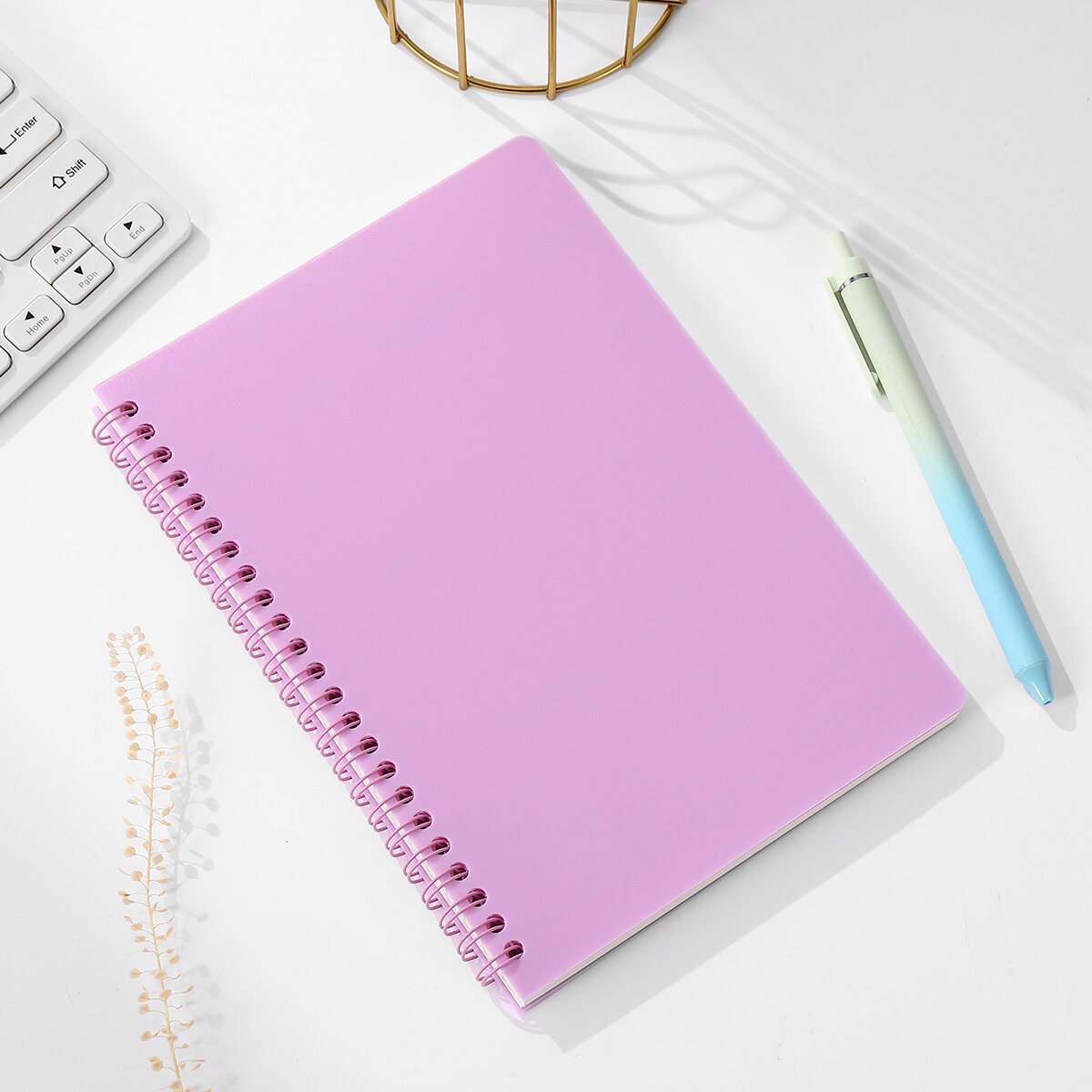 A5 - 80 hojas de cubierta mate morada