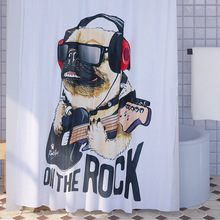 ��ˮԡ��ӡ��ԡ���ɸ�Ȯ���￨ͨ��]���ຟshower curtain